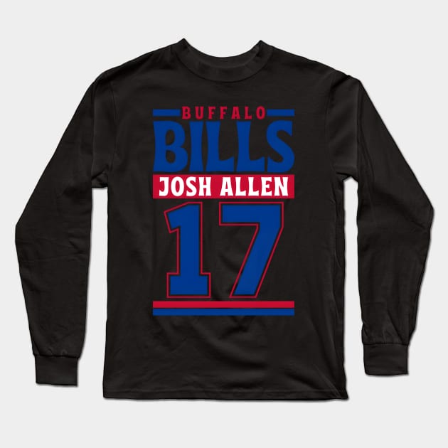 Buffalo Bills Josh Allen 17 American Football Edition 3 Long Sleeve T-Shirt by linenativ